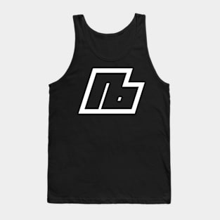 Capricorn White Outline Tank Top